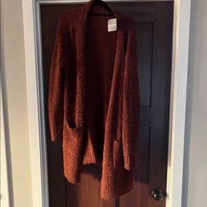 Eddie Bauer Cozy Rust Cardigan